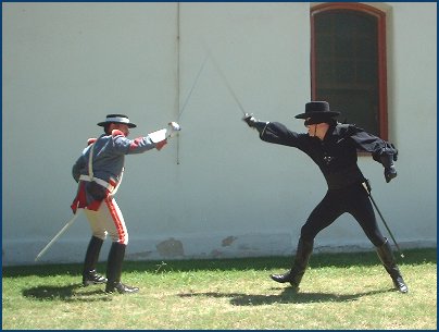 Zorro and Corporal Reyes