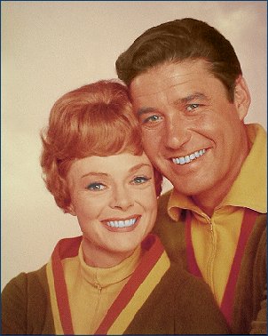 June Lockhart and Guy Williams